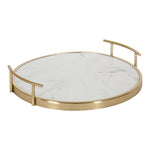 Marble Round Serving Tray